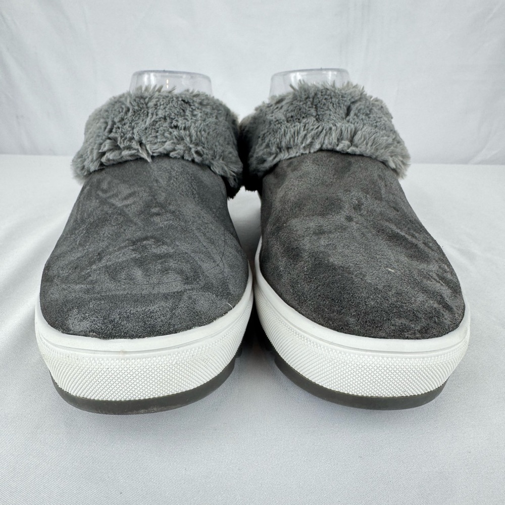 Blondo Siri Waterproof Slip On Sneaker With Faux Fur Lining In Gray — image 2 of 8